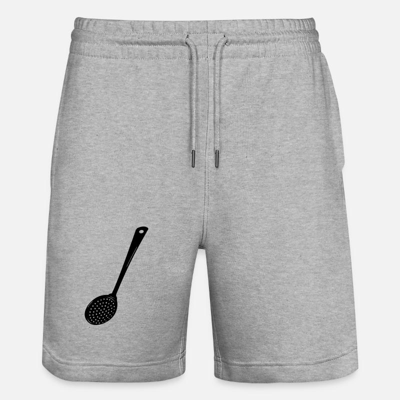 Image de teinte fendue transparente - Short de jogging bio TRAINER Stanley/Stella unisexe - gris chiné