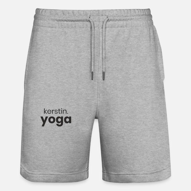 kerstin.yoga - Short de jogging bio TRAINER Stanley/Stella unisexe - gris chiné