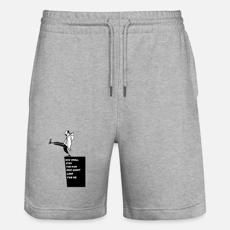 Petit pas - Short de jogging bio TRAINER Stanley/Stella unisexe - gris chiné