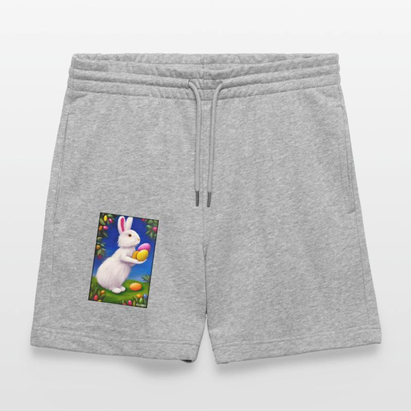 Rabbit Easter Easter Pet Easter Holiday Stanley/Stella Trainer Unisex Organic Jogging Shorts