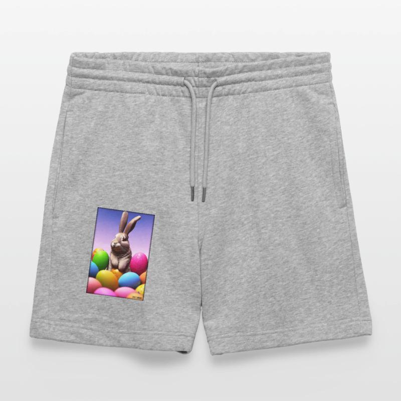 Rabbit Easter Easter Pet Easter Holiday Stanley/Stella Trainer Unisex Organic Jogging Shorts