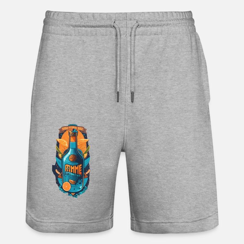 Graffiti - Short de jogging bio TRAINER Stanley/Stella unisexe - gris chiné