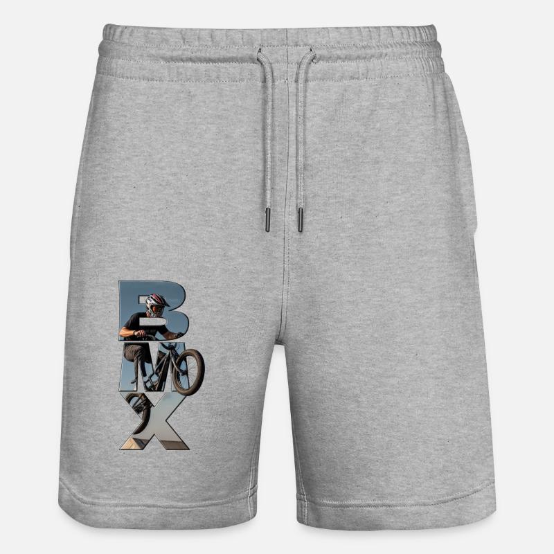 Chevauchez le bord - Short de jogging bio TRAINER Stanley/Stella unisexe - gris chiné