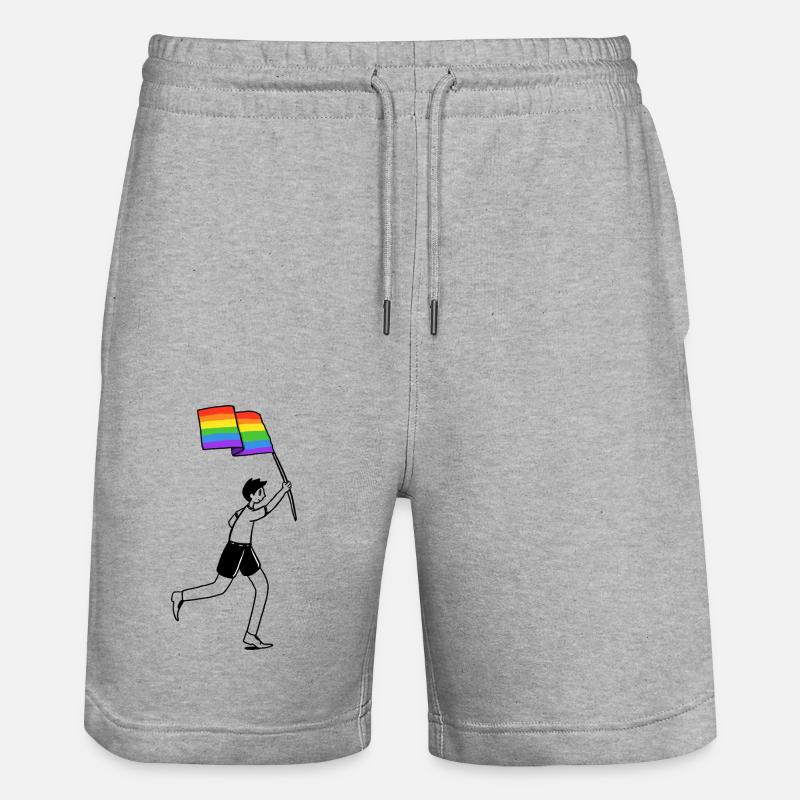 Orgueil - Short de jogging bio TRAINER Stanley/Stella unisexe - gris chiné