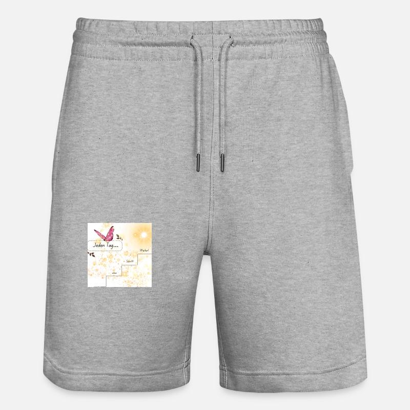 Motivation - Short de jogging bio TRAINER Stanley/Stella unisexe - gris chiné