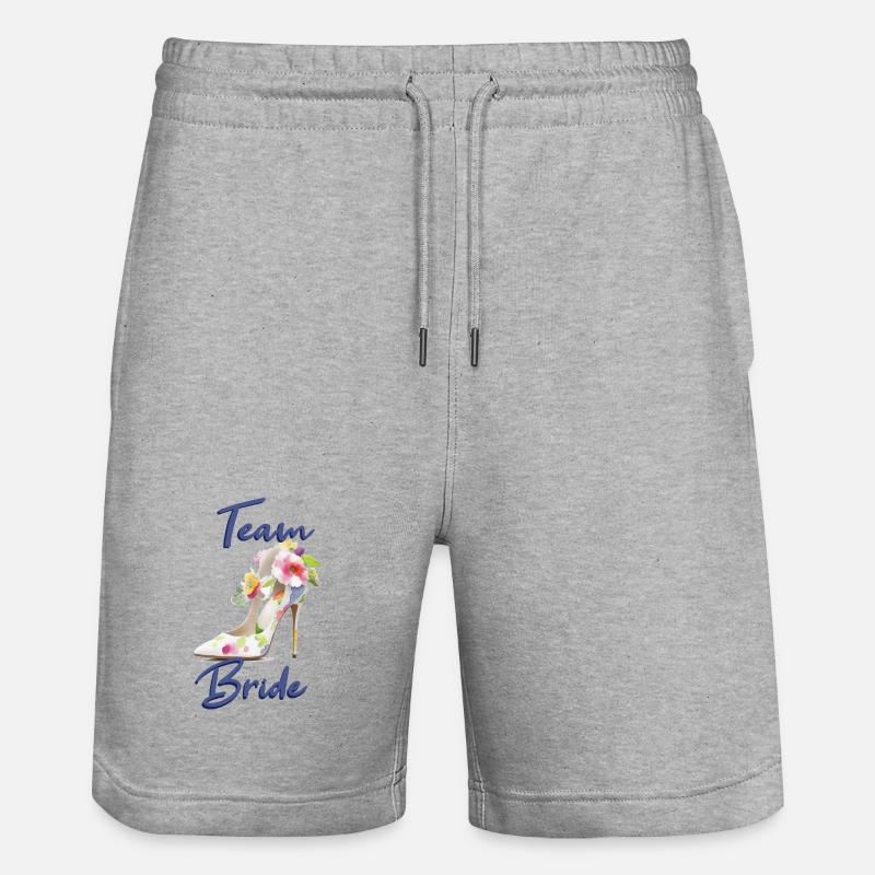 Épouse de l’équipe - Short de jogging bio TRAINER Stanley/Stella unisexe - gris chiné