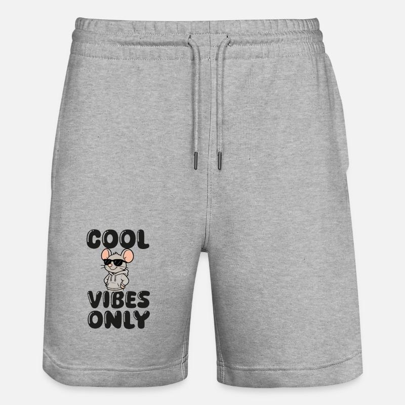 Lunettes de soleil souris cool - Short de jogging bio TRAINER Stanley/Stella unisexe - gris chiné