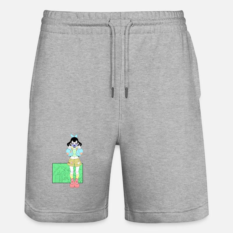 catastrophe - Short de jogging bio TRAINER Stanley/Stella unisexe - gris chiné