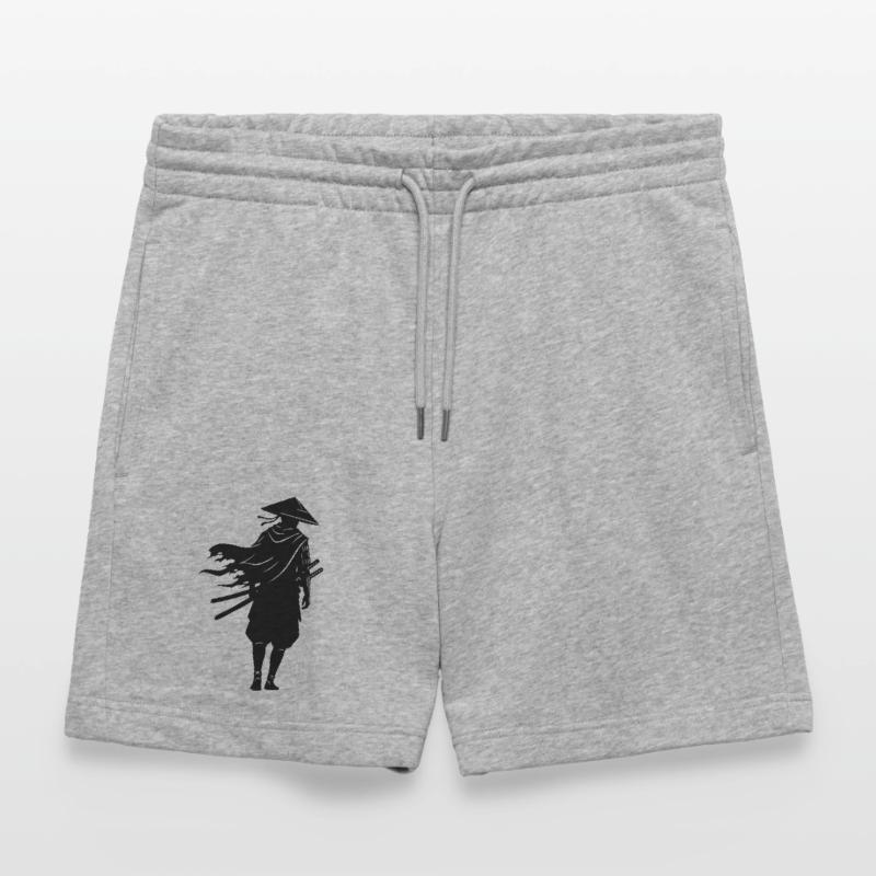 Shadow Warrior Samurai Straw Hat Stanley/Stella Trainer Unisex Organic Jogging Shorts