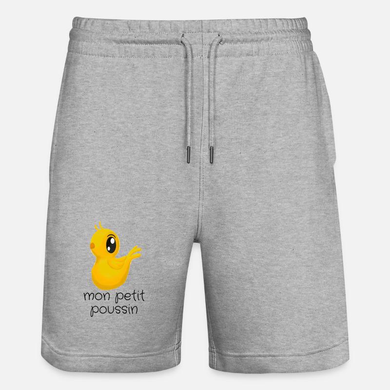 poussin - Short de jogging bio TRAINER Stanley/Stella unisexe - gris chiné