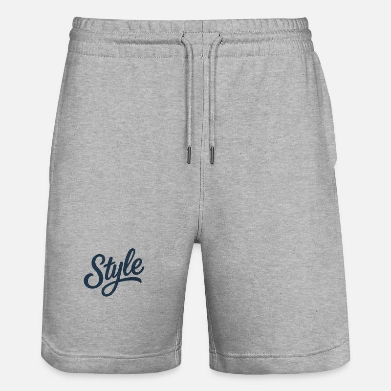 Style - Short de jogging bio TRAINER Stanley/Stella unisexe - gris chiné