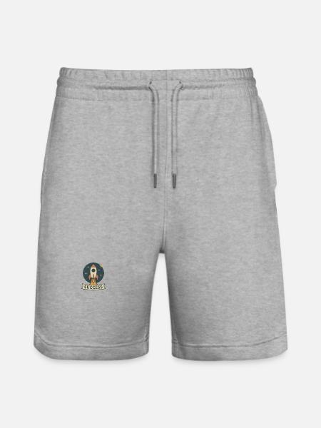 Success - Success is no coincidence - Stanley/Stella Trainer Unisex Organic Jogging Shorts - heather grey