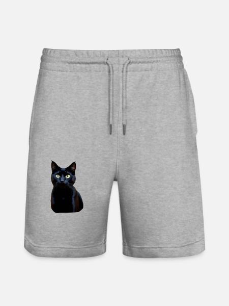 chat - Short de jogging bio TRAINER Stanley/Stella unisexe - gris chiné