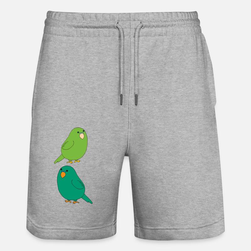 Perruche 2fold - Short de jogging bio TRAINER Stanley/Stella unisexe - gris chiné