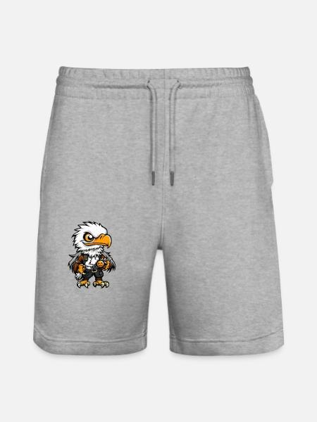 Aigle Halloween Zombie - Short de jogging bio TRAINER Stanley/Stella unisexe - gris chiné