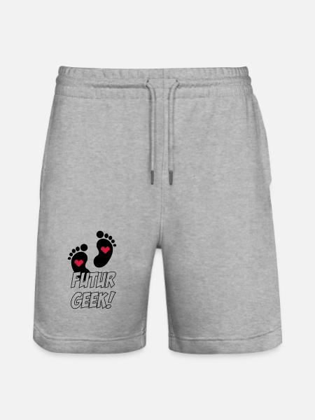 Futur Geek ! - Short de jogging bio TRAINER Stanley/Stella unisexe - gris chiné