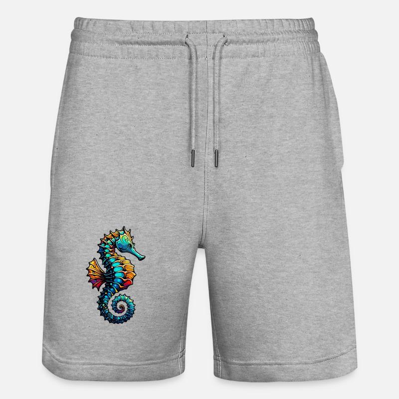 Hippocampe - Short de jogging bio TRAINER Stanley/Stella unisexe - gris chiné