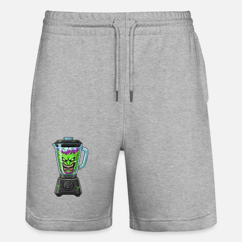 Mélangeur de légumes flippant - Short de jogging bio TRAINER Stanley/Stella unisexe - gris chiné