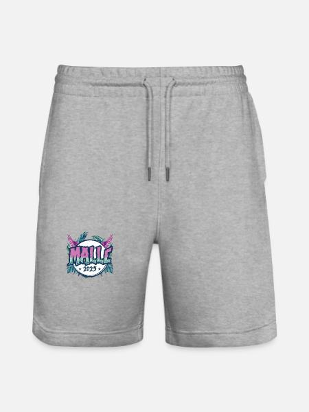 Malle 2025 Holiday - Stanley/Stella Trainer Unisex Organic Jogging Shorts - heather grey