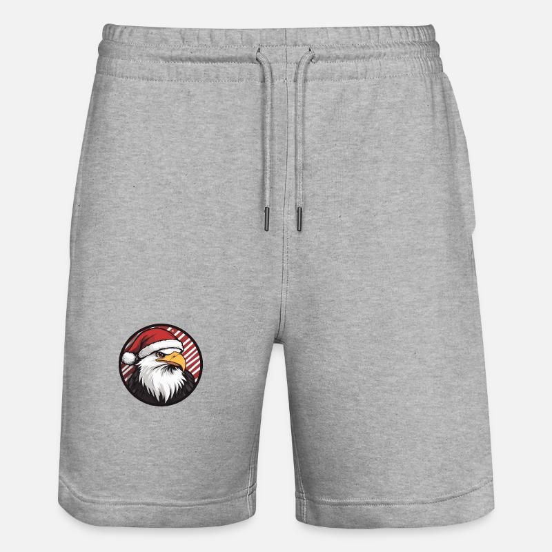 Aigle Noël Noël - Short de jogging bio TRAINER Stanley/Stella unisexe - gris chiné