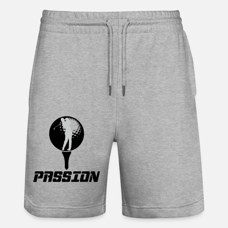 Golf - Short de jogging bio TRAINER Stanley/Stella unisexe - gris chiné