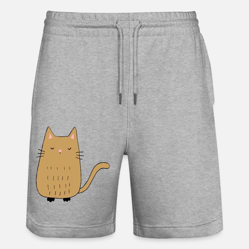 Chat - Short de jogging bio TRAINER Stanley/Stella unisexe - gris chiné