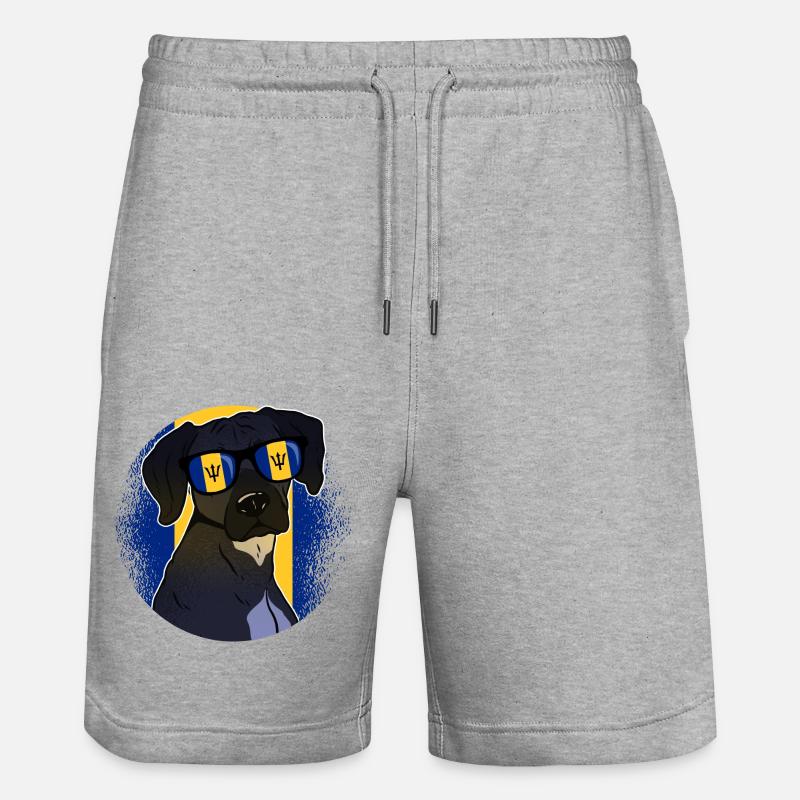 Barbade - Short de jogging bio TRAINER Stanley/Stella unisexe - gris chiné