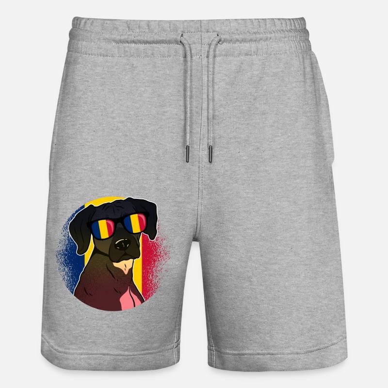 Tchad - Short de jogging bio TRAINER Stanley/Stella unisexe - gris chiné