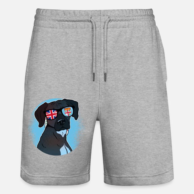 Fiji - Short de jogging bio TRAINER Stanley/Stella unisexe - gris chiné
