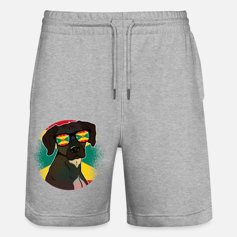 Grenade - Short de jogging bio TRAINER Stanley/Stella unisexe - gris chiné