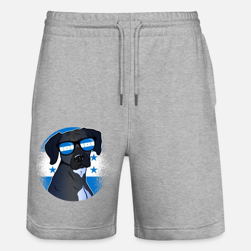 Honduras - Short de jogging bio TRAINER Stanley/Stella unisexe - gris chiné