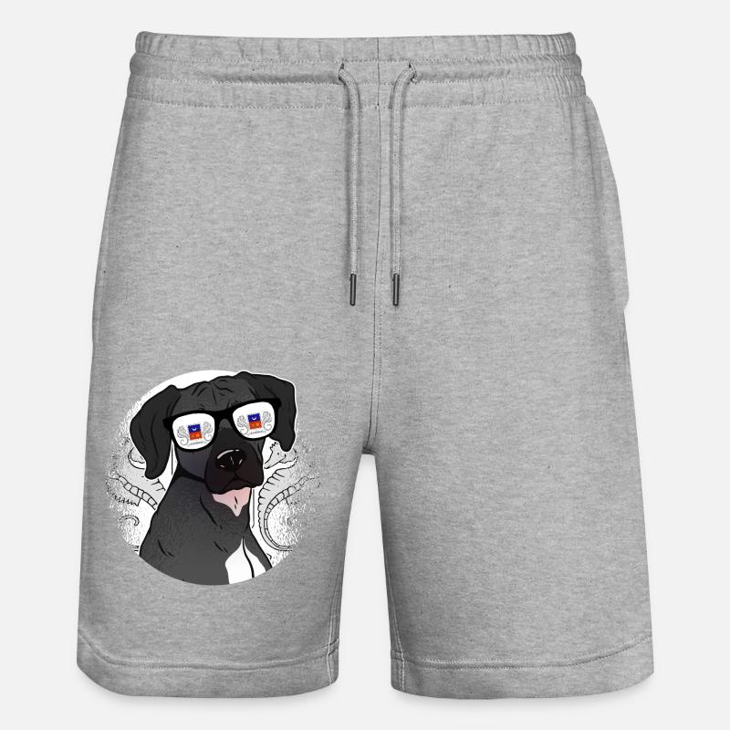 Mayotte - Stanley/Stella Unisex Bio Joggingshorts Trainer  - Grau meliert