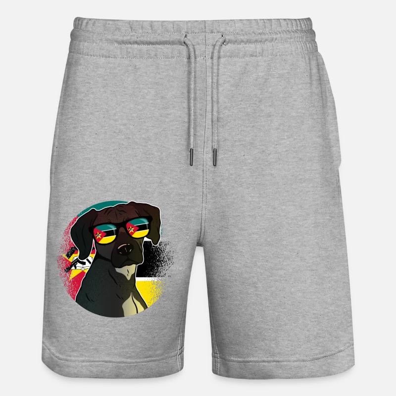 Mozambique - Short de jogging bio TRAINER Stanley/Stella unisexe - gris chiné