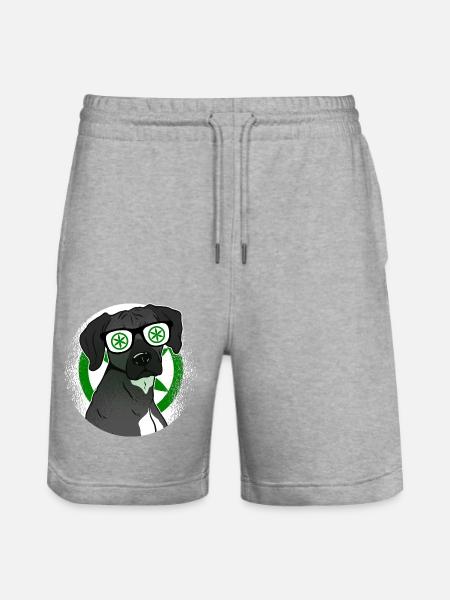 Padania - Stanley/Stella Trainer Unisex Organic Jogging Shorts - heather grey