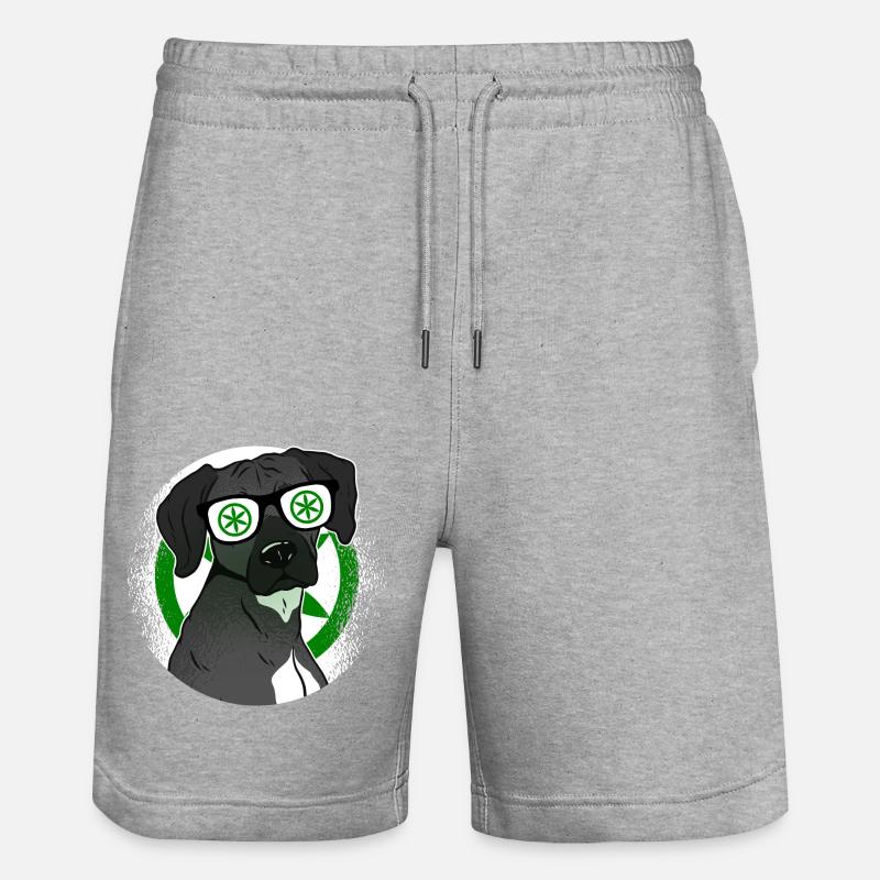 Padanien - Stanley/Stella Unisex Bio Joggingshorts Trainer  - Grau meliert