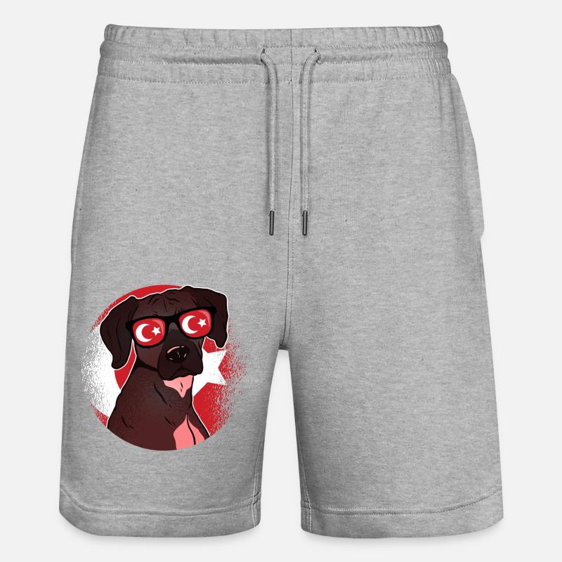 Empire ottoman - Short de jogging bio TRAINER Stanley/Stella unisexe - gris chiné