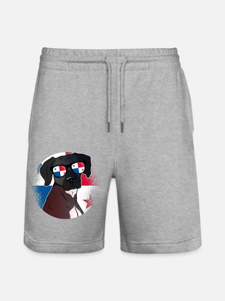 Panama - Stanley/Stella Trainer Unisex Organic Jogging Shorts - heather grey