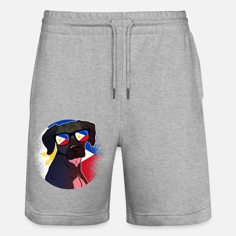 Philippinen - Stanley/Stella Unisex Bio Joggingshorts Trainer  - Grau meliert