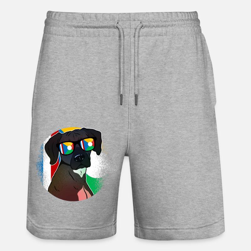 Réunion - Short de jogging bio TRAINER Stanley/Stella unisexe - gris chiné