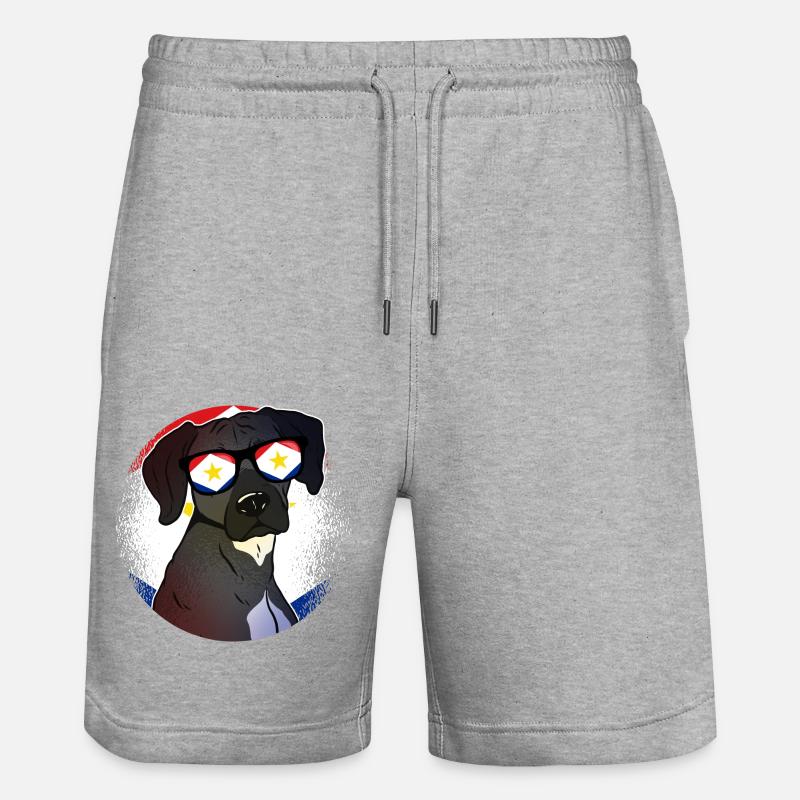 Saba - Short de jogging bio TRAINER Stanley/Stella unisexe - gris chiné