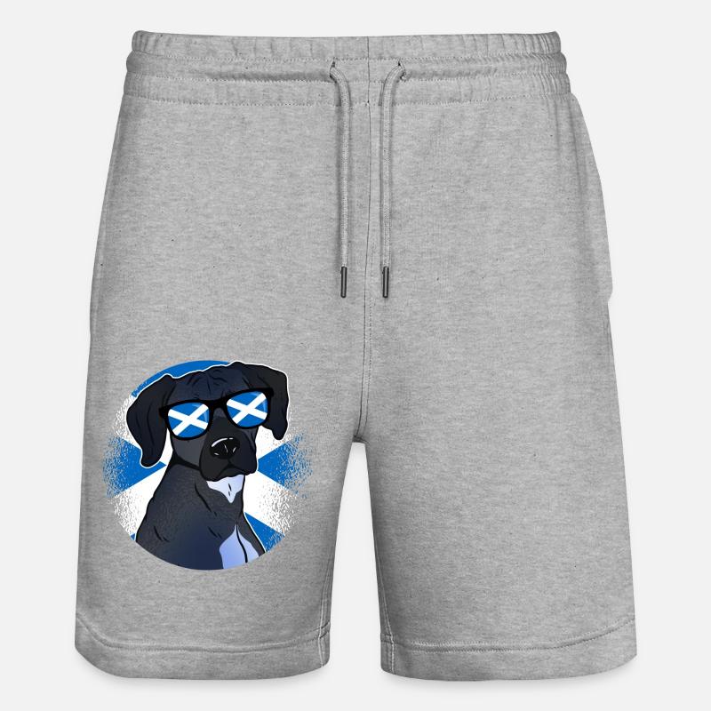 Ecosse - Short de jogging bio TRAINER Stanley/Stella unisexe - gris chiné