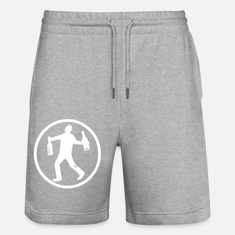 Silhouette Booze - Short de jogging bio TRAINER Stanley/Stella unisexe - gris chiné