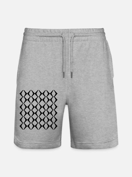 Uni Mode - Stanley/Stella Unisex Bio Joggingshorts Trainer - Grau meliert