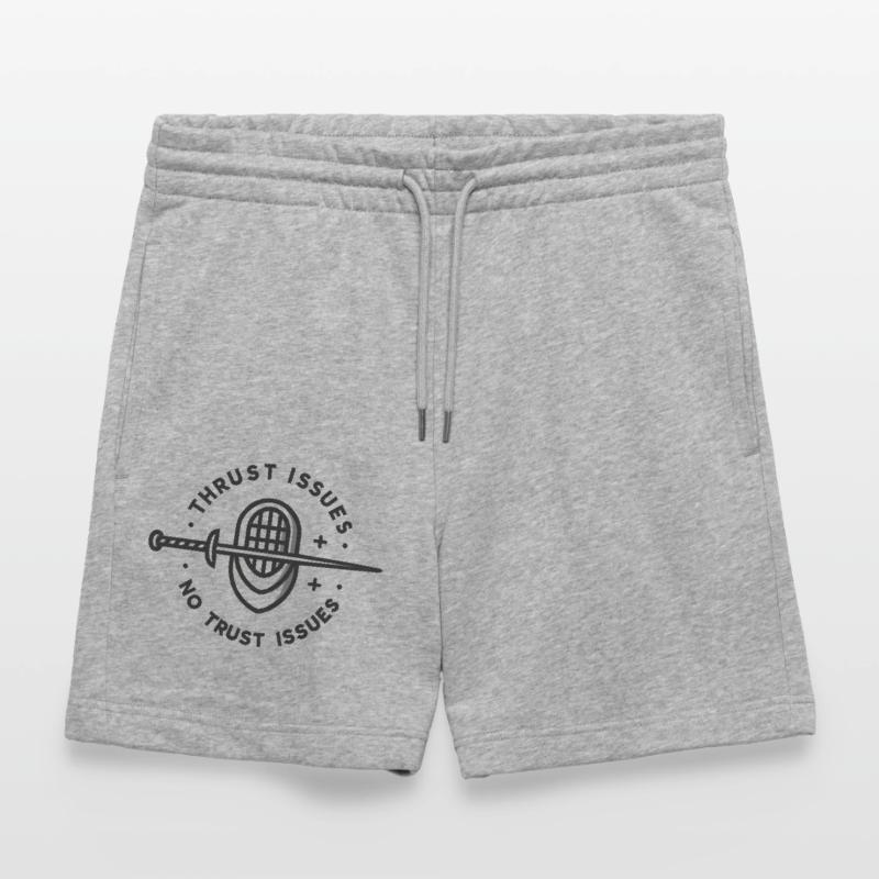 Attack problems, not trust problems Stanley/Stella Trainer Unisex Organic Jogging Shorts