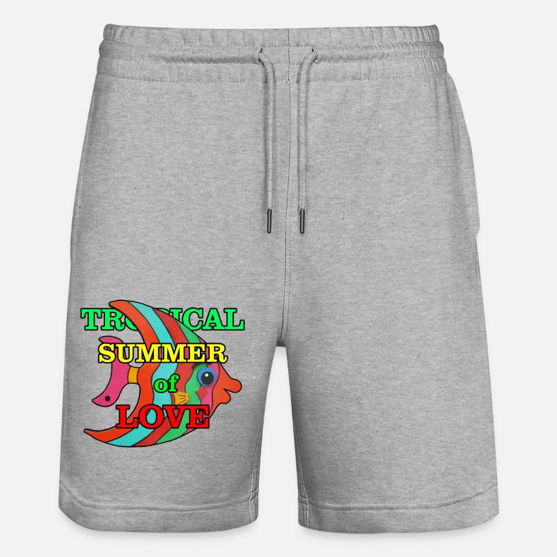 Perche - Short de jogging bio TRAINER Stanley/Stella unisexe - gris chiné