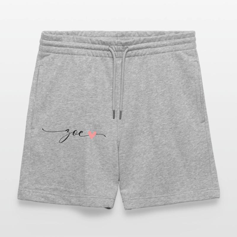 Zoe, Last Name, First Name, Calligraphy, Script Stanley/Stella Trainer Unisex Organic Jogging Shorts