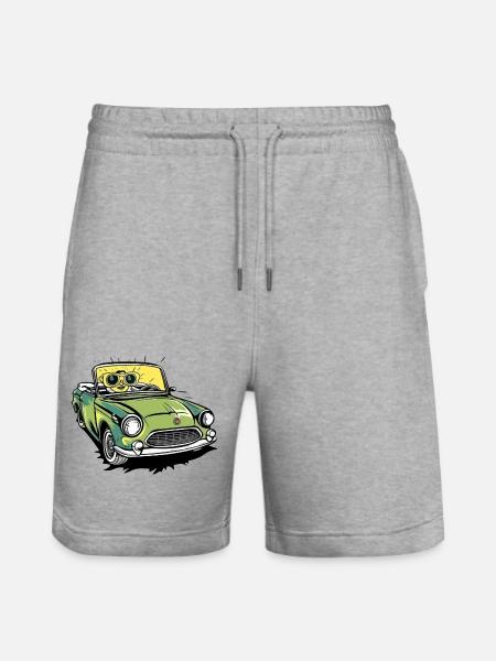 Lise en cabriolet - Short de jogging bio TRAINER Stanley/Stella unisexe - gris chiné