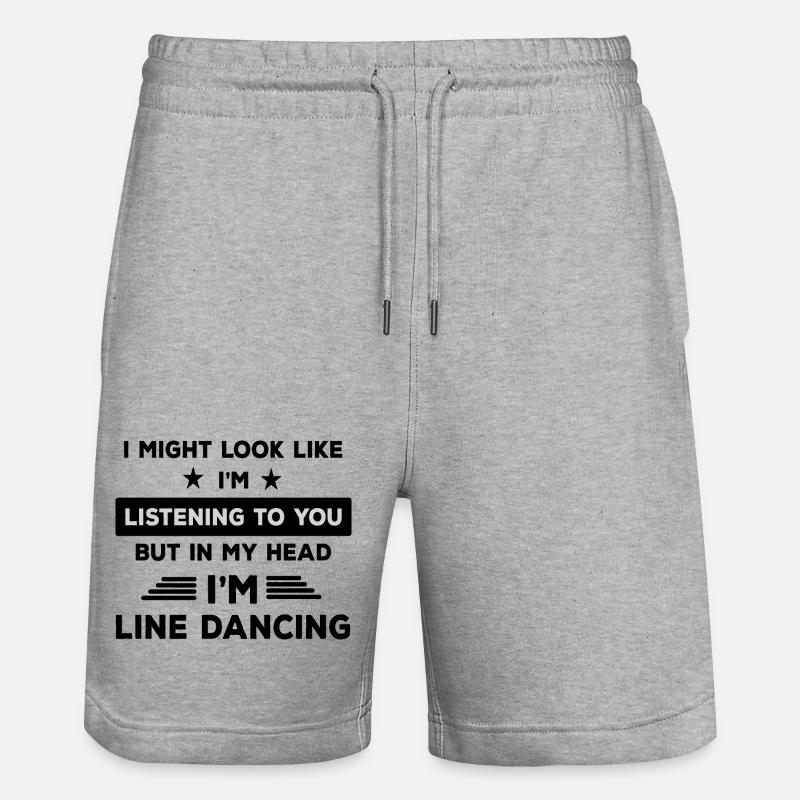 Danse Musique de danse - Short de jogging bio TRAINER Stanley/Stella unisexe - gris chiné