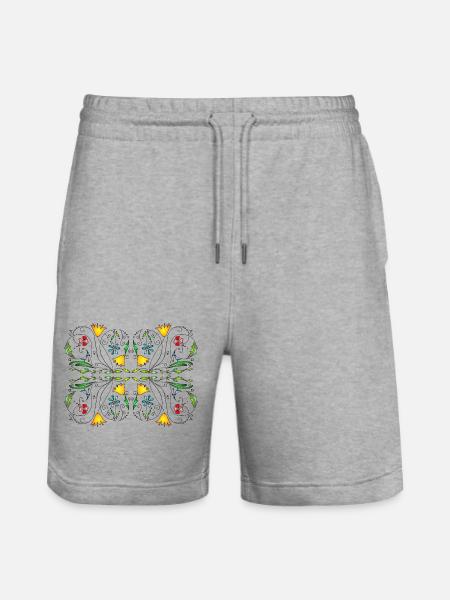 Fleur - Short de jogging bio TRAINER Stanley/Stella unisexe - gris chiné