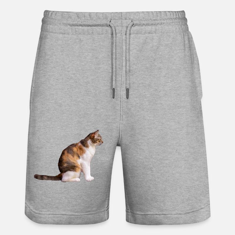 la chatte - Short de jogging bio TRAINER Stanley/Stella unisexe - gris chiné